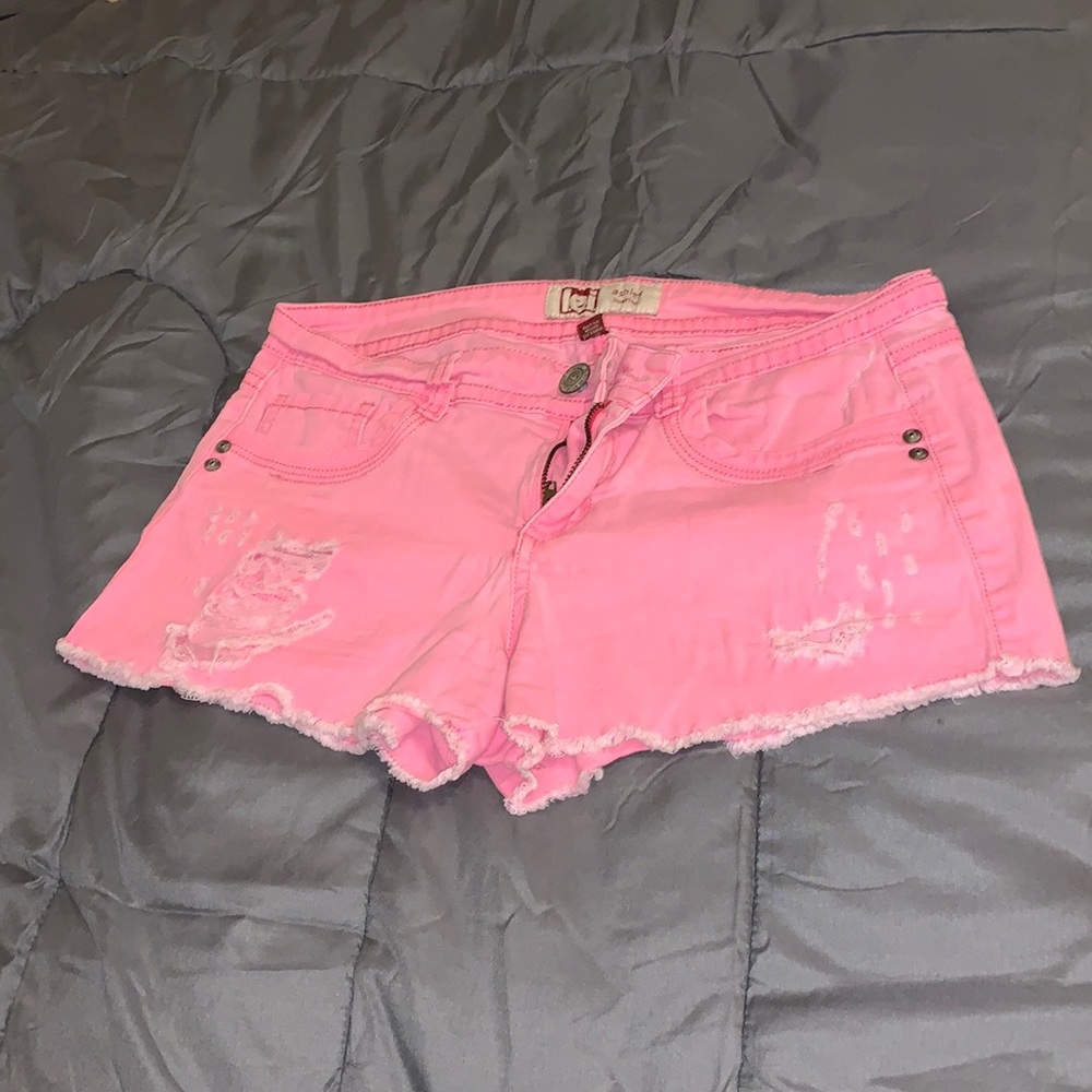 Pink shorts